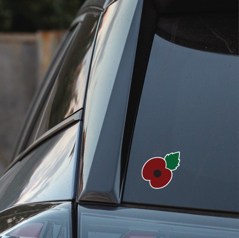 Parachute Regiment Car Decal - UV Laminated Waterproof Vinyl - 10cm redplume