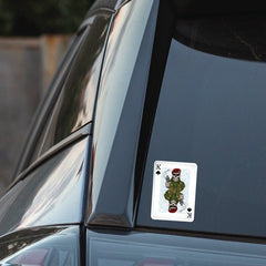 Parachute Regiment King of Spades Waterproof Vinyl Sticker/Decal 10cm redplume