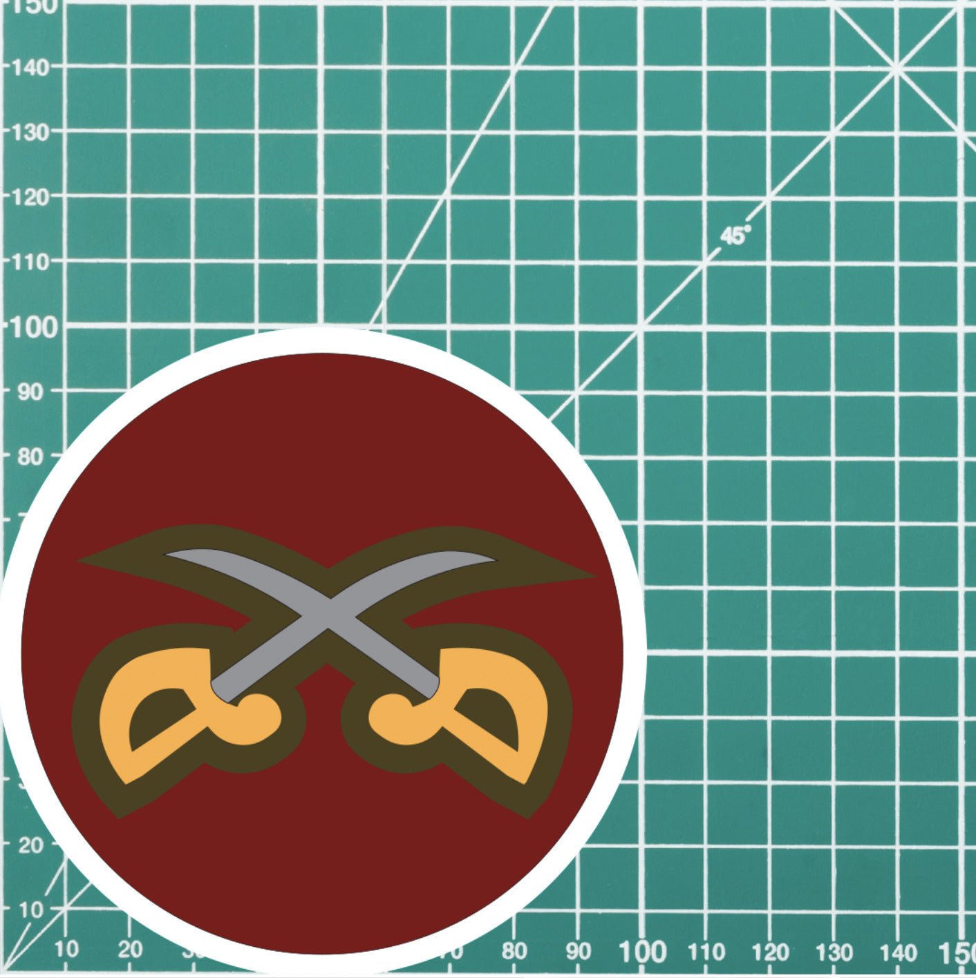 Parachute Regiment Physical Training Instructor Qualification Sticker redplume