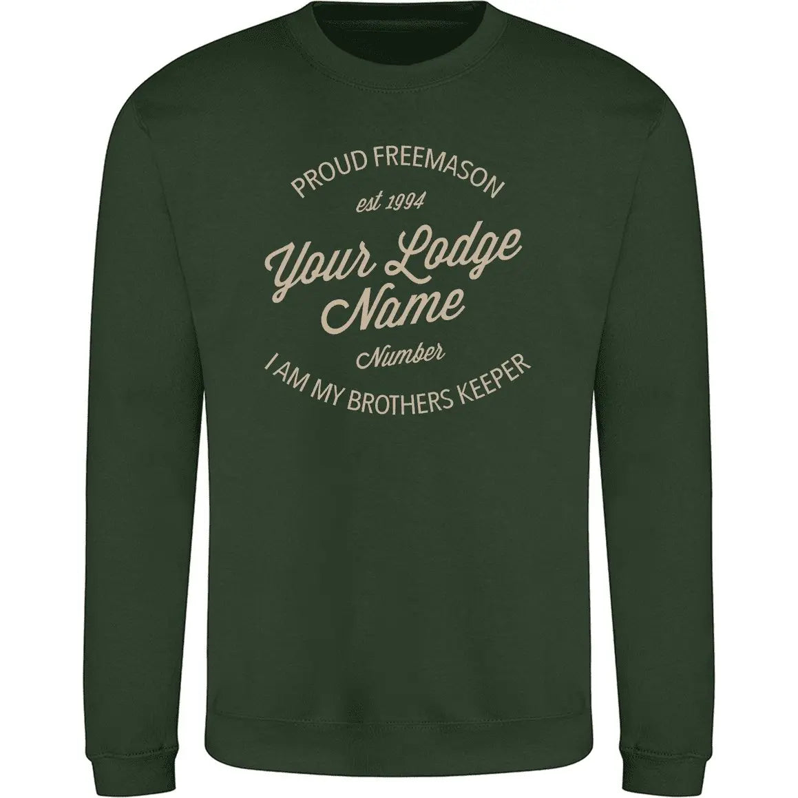 Personalised Lodge Vintage Sweatshirt redplume