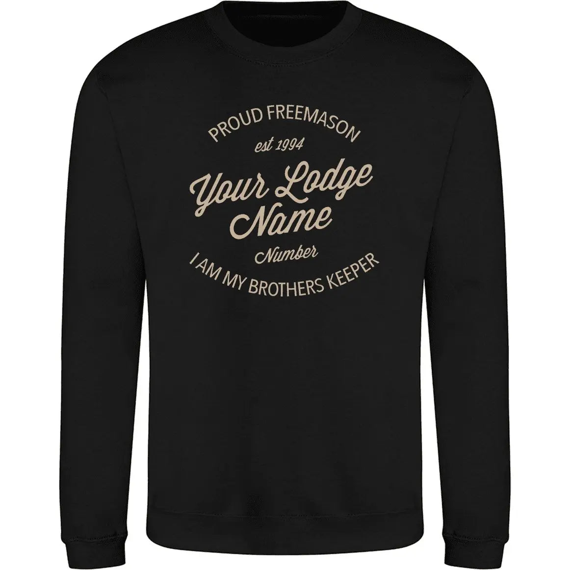 Personalised Lodge Vintage Sweatshirt redplume