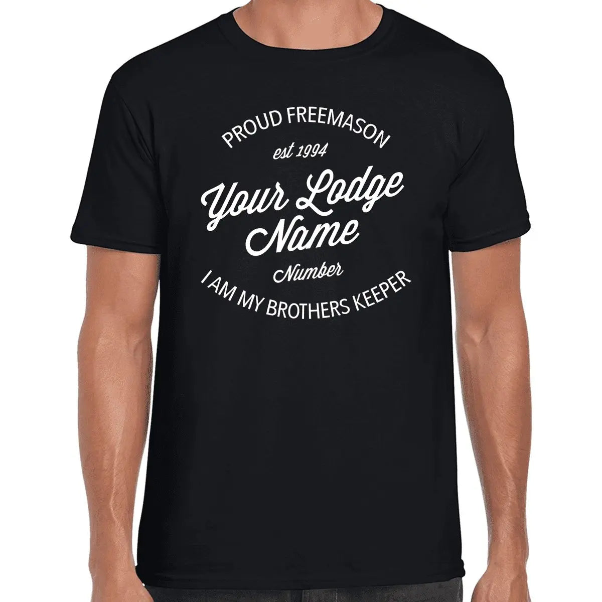 Personalised Lodge Vintage T Shirt redplume