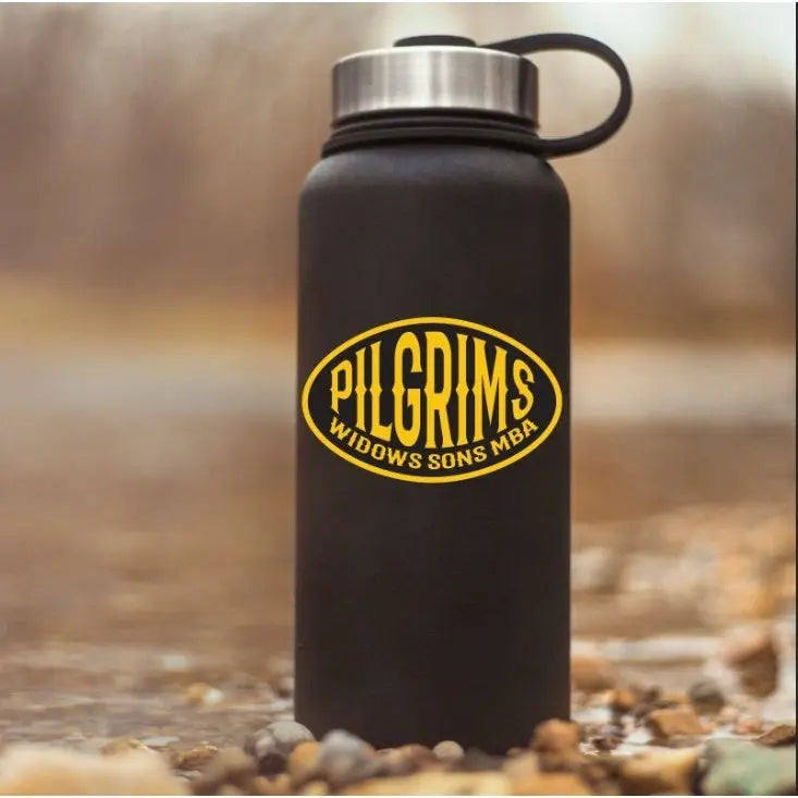 Pilgrims Oval Vinyl Stickers/Decals redplume