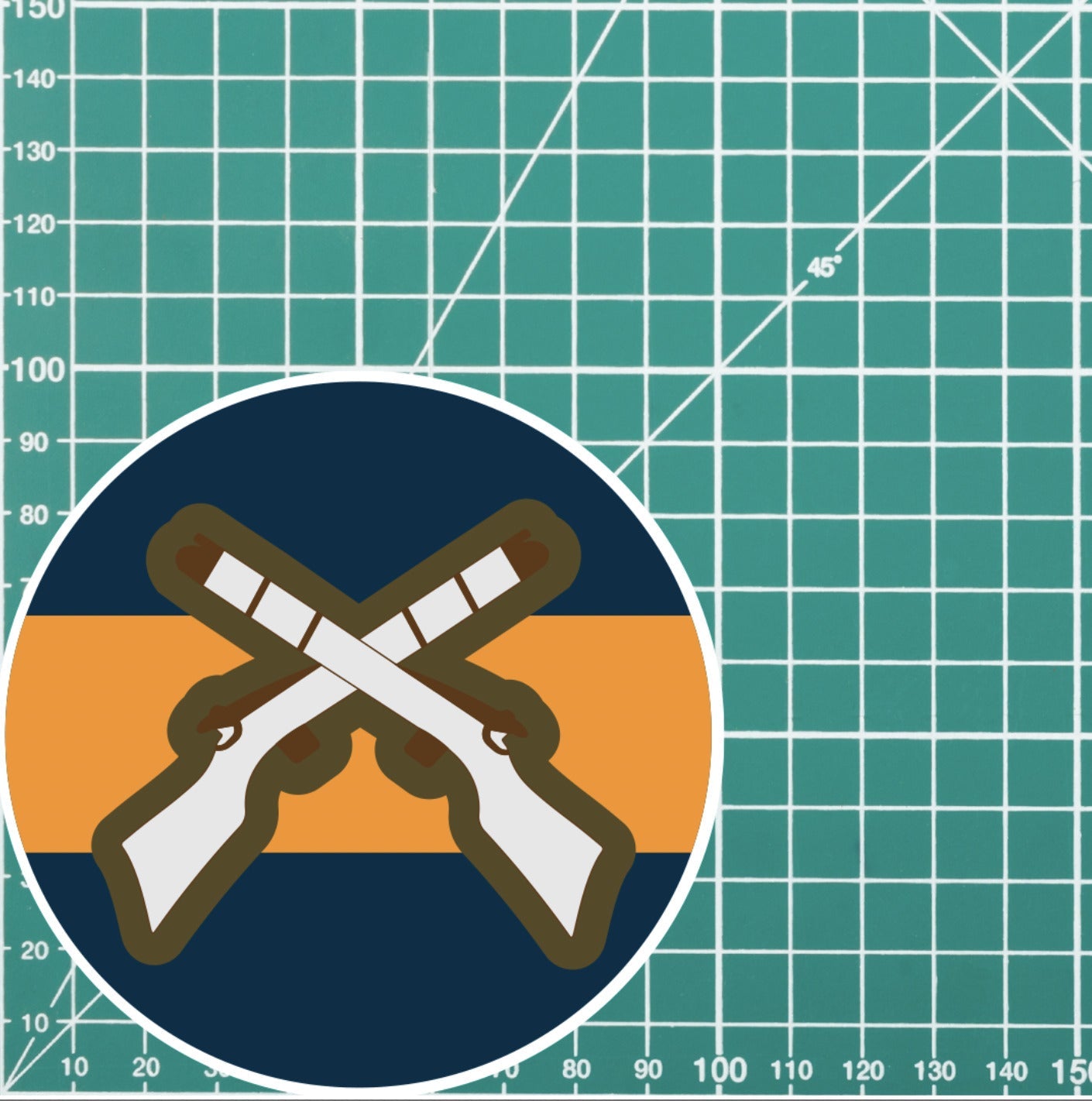 Princess of Wales's Royal Regiment PWRR Skill At Arms Qualification Sticker redplume