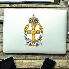 QARANC Cap Badge Waterproof Vinyl Stickers - Official MoD Reseller redplume