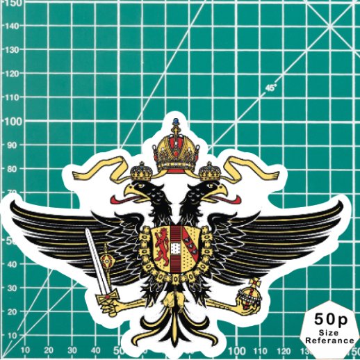 Queen's Dragoon Guards Waterproof Vinyl Stickers - Official MoD Reseller redplume