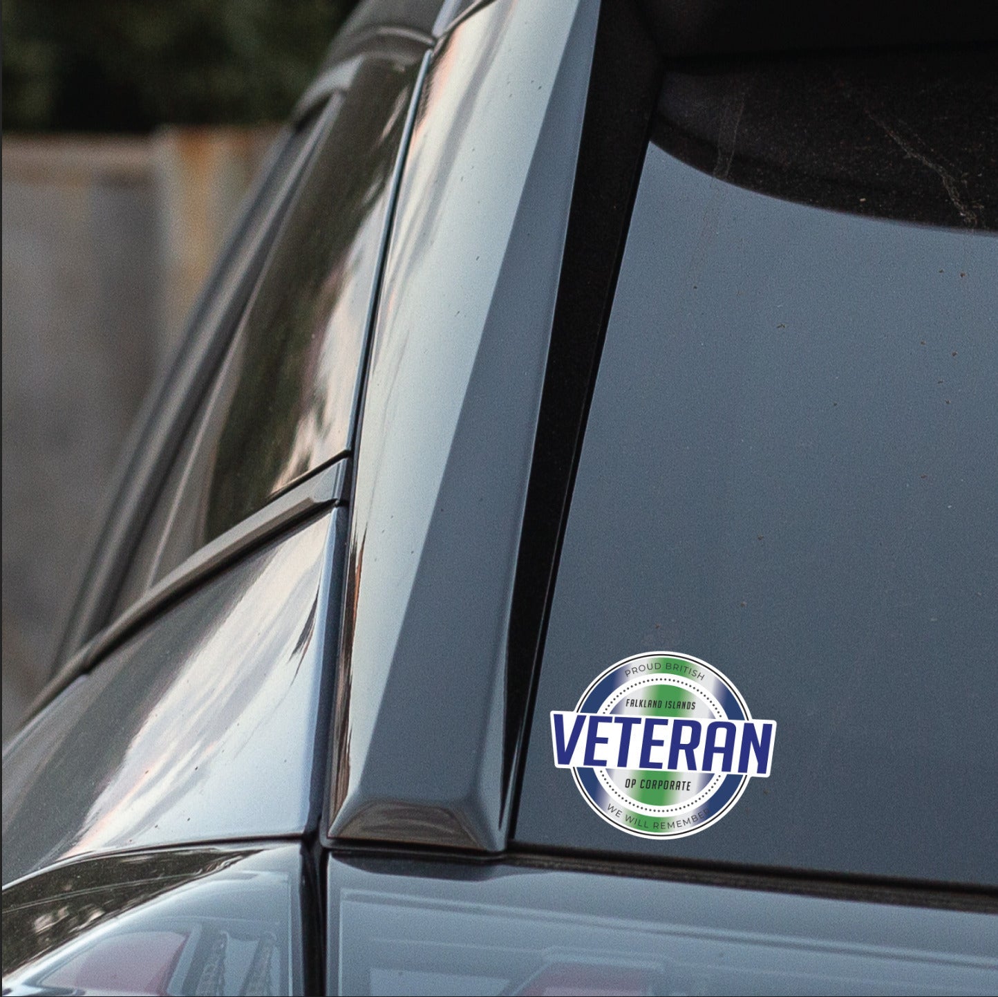Retro Inspired Veterans Falkland Islands Conflict Vinyl UV Laminated Decal redplume