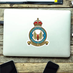 Royal Air Force No 1 Squadron Vinyl Stickers - Both Crowns redplume