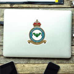 Royal Air Force No 9 Squadron Vinyl Stickers - Both Crowns redplume