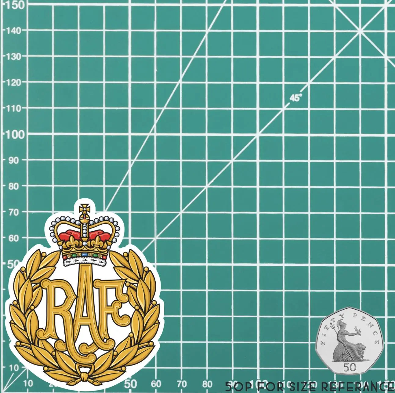 Royal Air Force RAF Waterproof Vinyl Stickers - Official MoD Reseller redplume