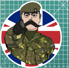 Royal Anglian Vinyl Waterproof Sticker, Lord Kitchener Design FREE SHIPPING redplume