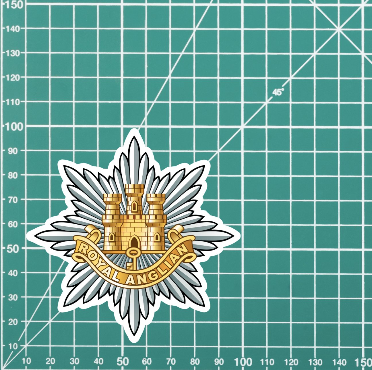 Royal Anglican Waterproof Vinyl Stickers - FREE SHIPPING redplume