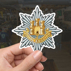 Royal Anglican Waterproof Vinyl Stickers - FREE SHIPPING redplume