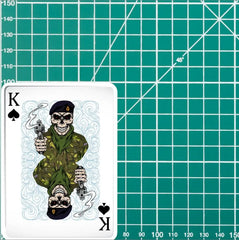 Royal Army Medical Corps King of Spades Waterproof Vinyl Sticker/Decal 10cm redplume