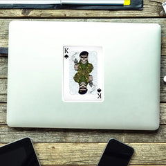 Royal Army Medical Corps King of Spades Waterproof Vinyl Sticker/Decal 10cm redplume