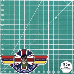 Royal Army Medical Corps RAMC UV Laminated Vinyl Sticker - Wings redplume