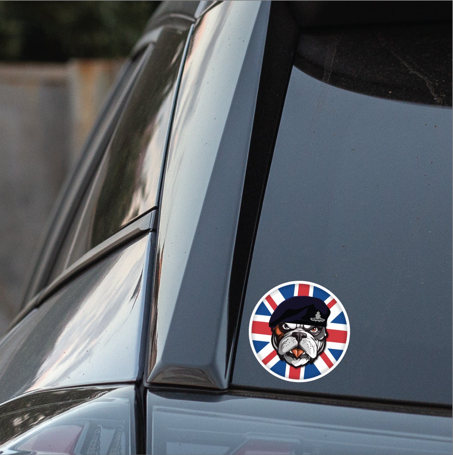 Royal Artillery British Veteran Bulldog Decal - 10cm Vinyl Sticker redplume