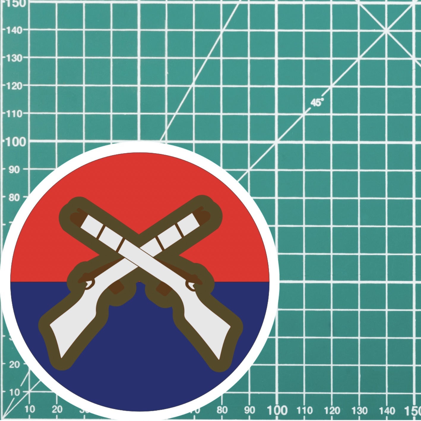 Royal Artillery Skill At Arms Qualification Sticker redplume