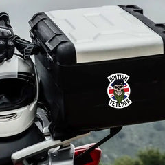 Royal Artillery Veteran Waterproof Vinyl Decal/Sticker Skull and Union Jack redplume
