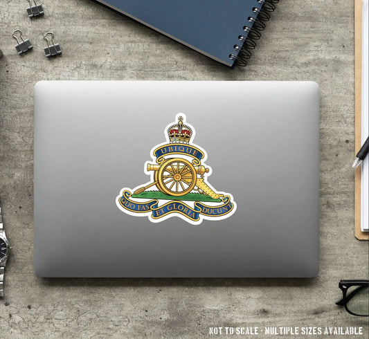 Royal Artillery Waterproof Vinyl Stickers - Official MoD Reseller FREE SHIPPING redplume
