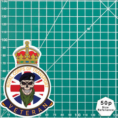 Royal Corps of Transport RCT Veteran UV Laminated Decal redplume