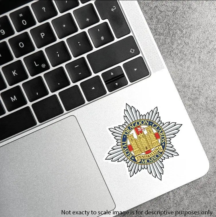 Royal Dragoon Guards Waterproof Vinyl Stickers - Official MoD Reseller redplume