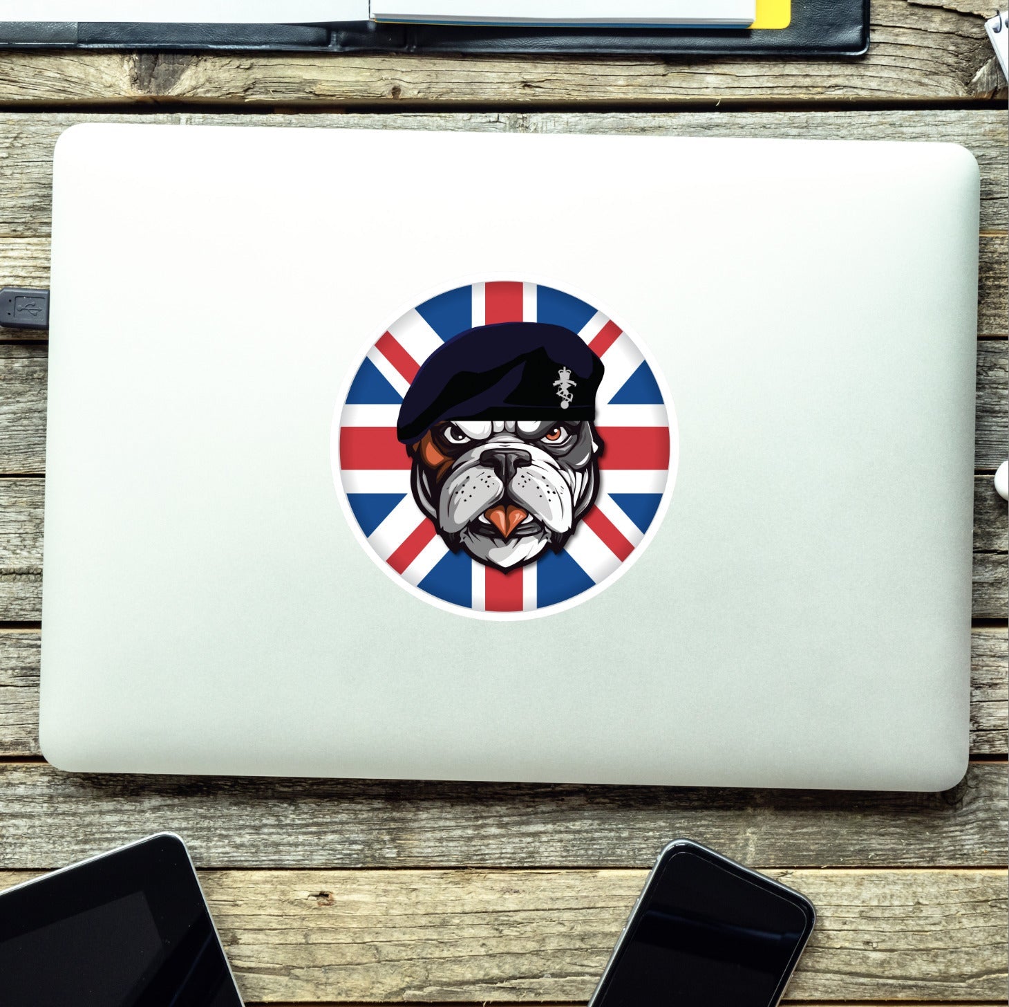 Royal Electrical Mechanical Engineers British Bulldog Decal 10cm Vinyl Sticker redplume