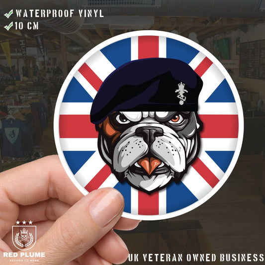 Royal Electrical Mechanical Engineers British Bulldog Decal 10cm Vinyl Sticker redplume