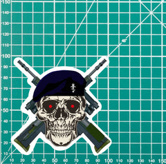 Royal Electrical Mechanical Engineers REME High-Quality Vinyl Sticker - 100mm redplume