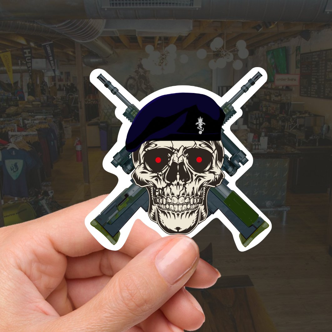 Royal Electrical Mechanical Engineers REME High-Quality Vinyl Sticker - 100mm redplume