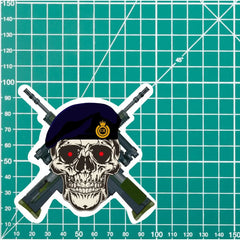 Royal Engineers High-Quality Vinyl Sticker - 100mm redplume