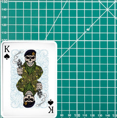 Royal Engineers King of Spades Waterproof Vinyl Sticker/Decal 10cm redplume