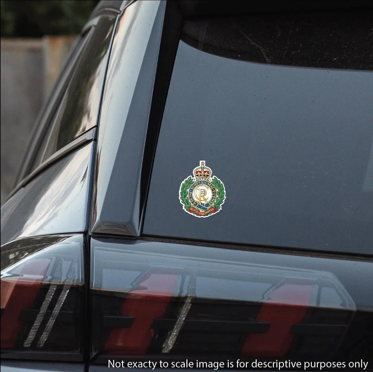 Royal Engineers Waterproof Vinyl Stickers new style - Official MoD Reseller redplume
