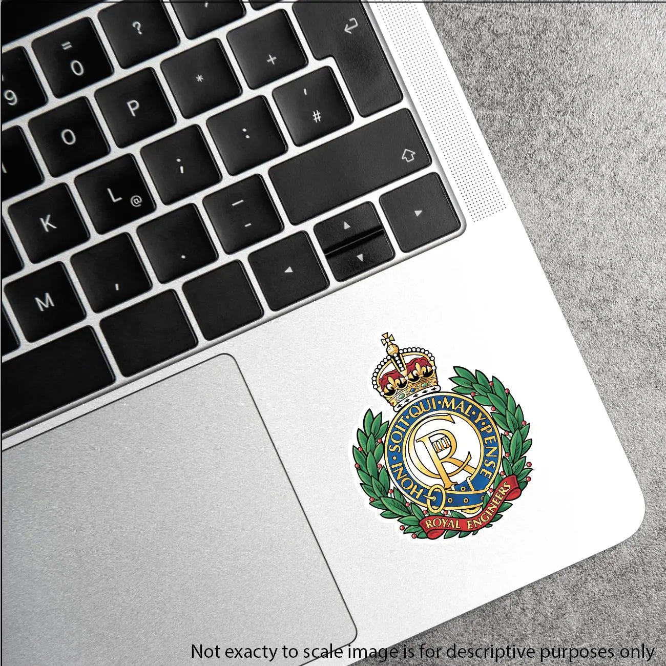 Royal Engineers Waterproof Vinyl Stickers new style - Official MoD Reseller redplume