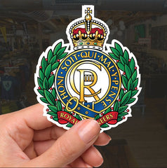 Royal Engineers Waterproof Vinyl Stickers Pack CR style - MoD Reseller redplume
