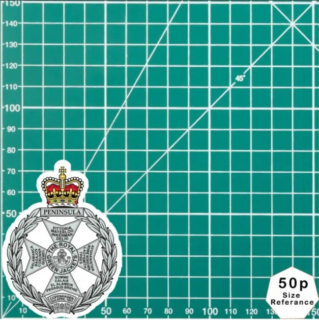 Royal Green Jackets RGJ Waterproof Vinyl Stickers - FREE SHIPPING redplume