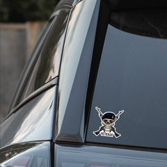 Royal Horse Artillery Corps Crossed GPMG High-Quality Vinyl Sticker - 100mm redplume
