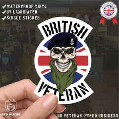 Royal Horse Artillery Veteran Waterproof Vinyl Decal/Sticker redplume