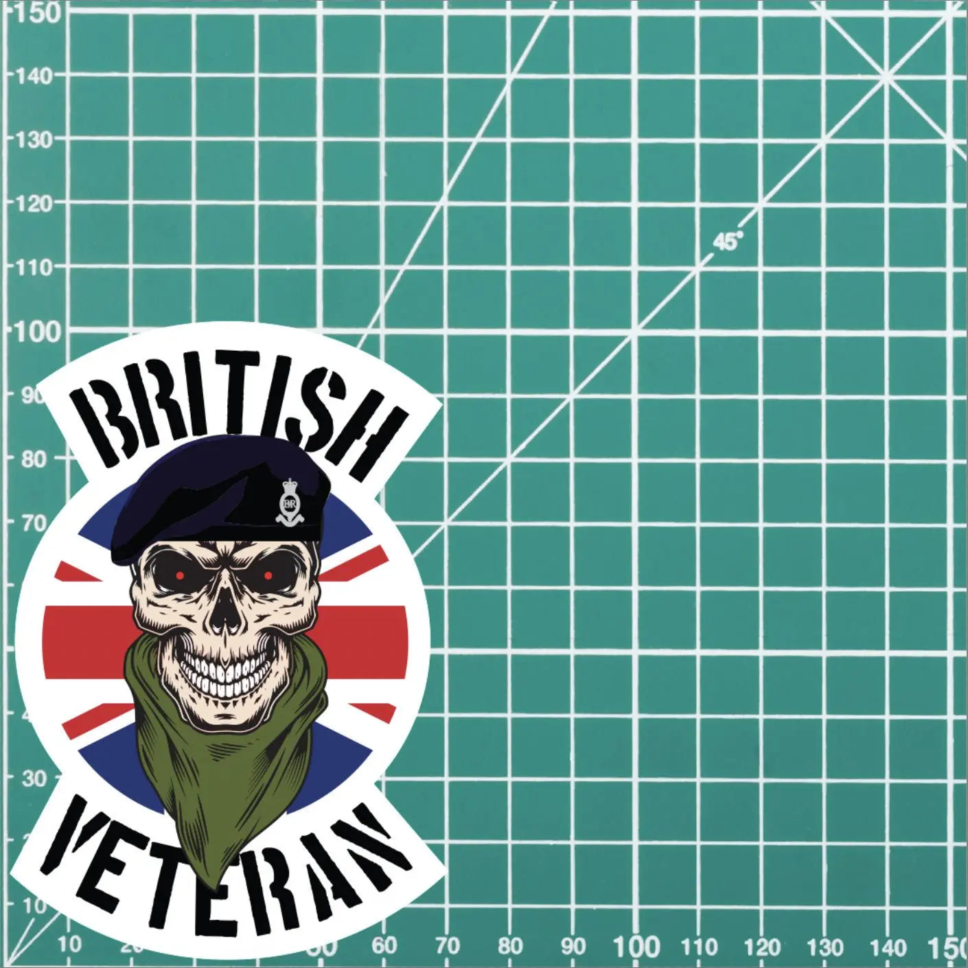 Royal Horse Artillery Veteran Waterproof Vinyl Decal/Sticker redplume
