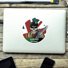 Royal Irish Regiment Vinyl Fix Bayonets Sticker redplume