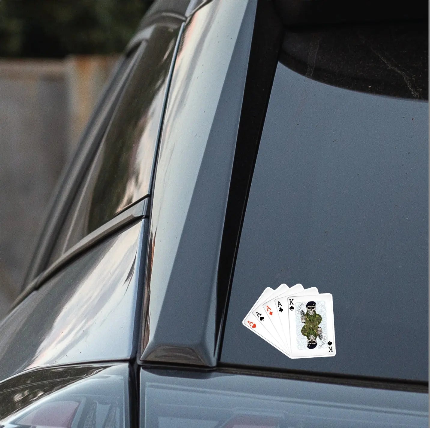 Royal Lancers King & Aces Waterproof Vinyl Sticker/Decal 10cm redplume