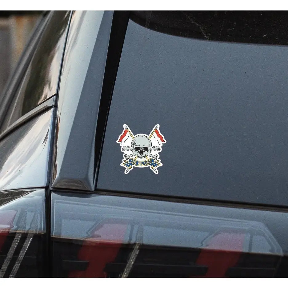 Royal Lancers Waterproof Vinyl Stickers - Official MoD Reseller redplume