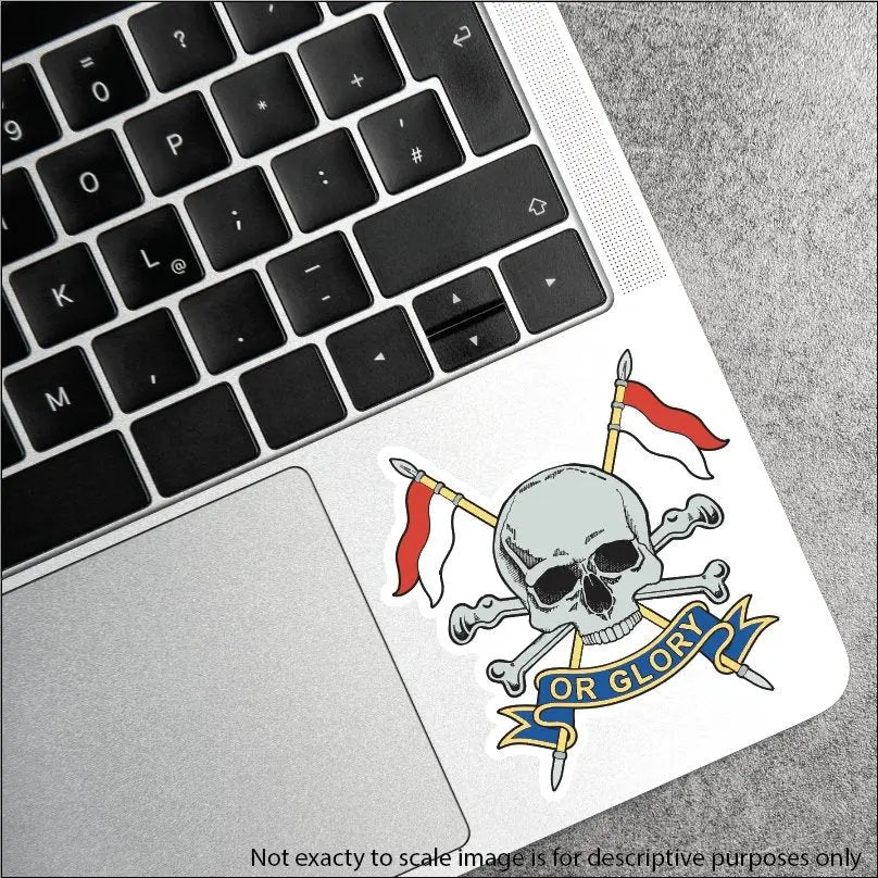 Royal Lancers Waterproof Vinyl Stickers - Official MoD Reseller redplume