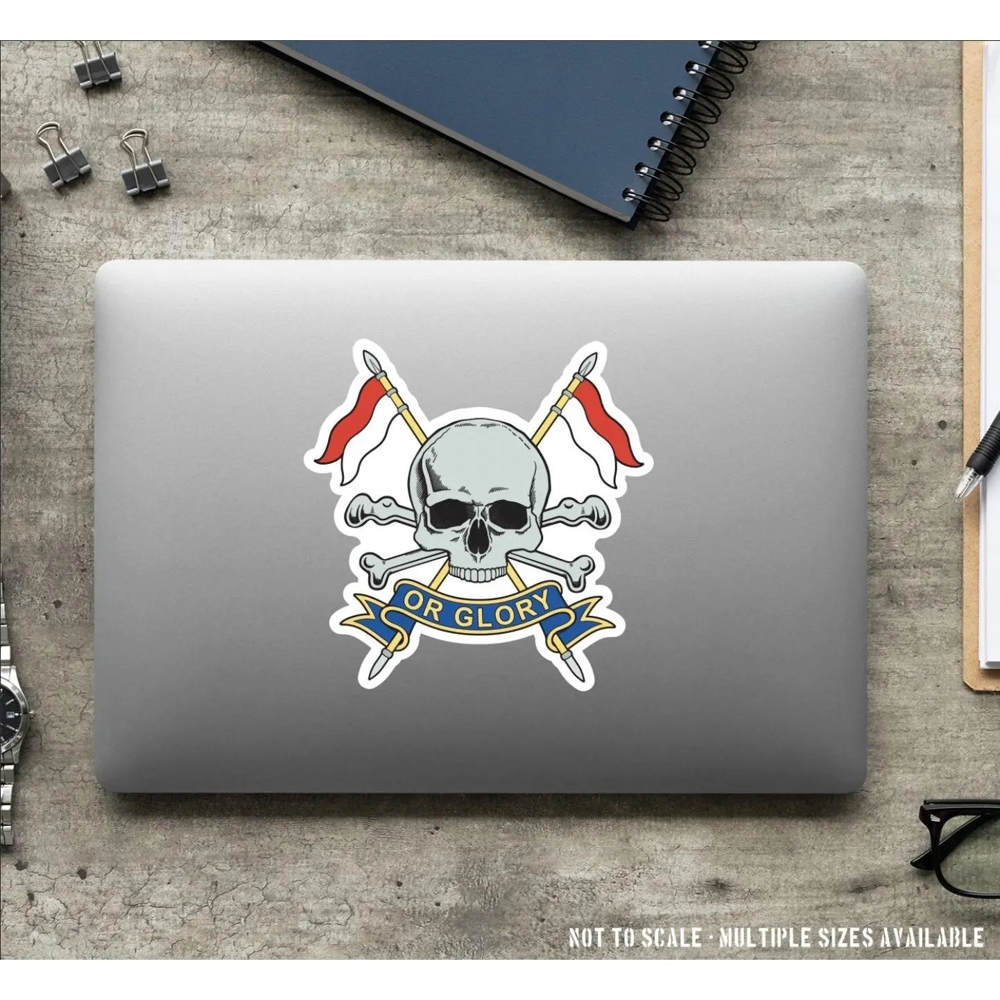 Royal Lancers Waterproof Vinyl Stickers - Official MoD Reseller redplume