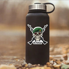 Royal Marines Crossed GPMG High-Quality Vinyl Sticker - 100mm redplume