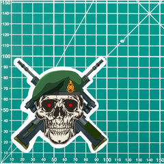 Royal Marines High-Quality Vinyl Sticker - 100mm redplume