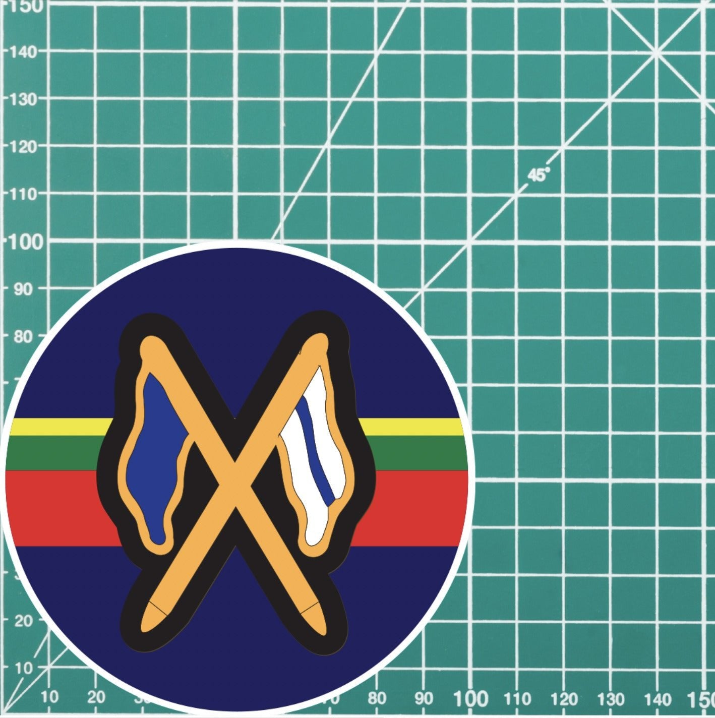 Royal Marines Signallers Qualification Sticker redplume