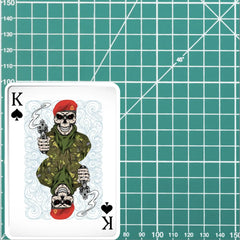 Royal Military Police RMP King of Spades Waterproof Vinyl Sticker/Decal 10cm redplume