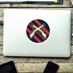 Royal Military Police RMP Skill At Arms Qualification Sticker redplume