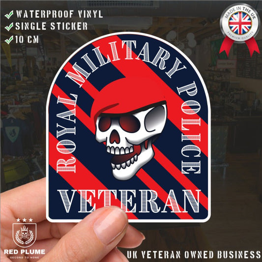 Royal Military Police Veteran Old School Tattoo Style Veteran Sticker redplume
